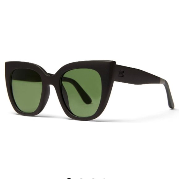 Toms TRAVELER Sydney Matte Black Sunglasses